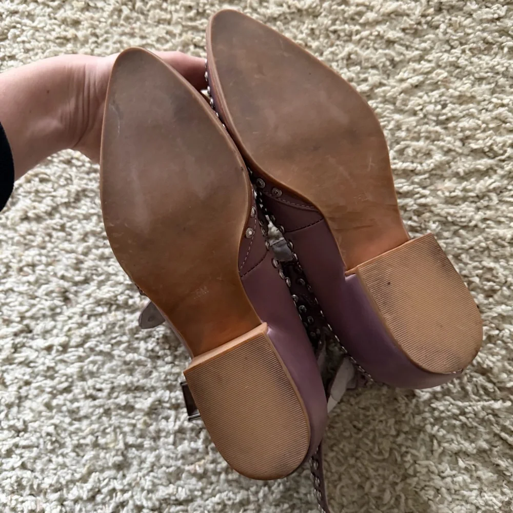 FP x Jeffrey Campbell Cooper Studded Flat Mauve - Picture 6 of 8